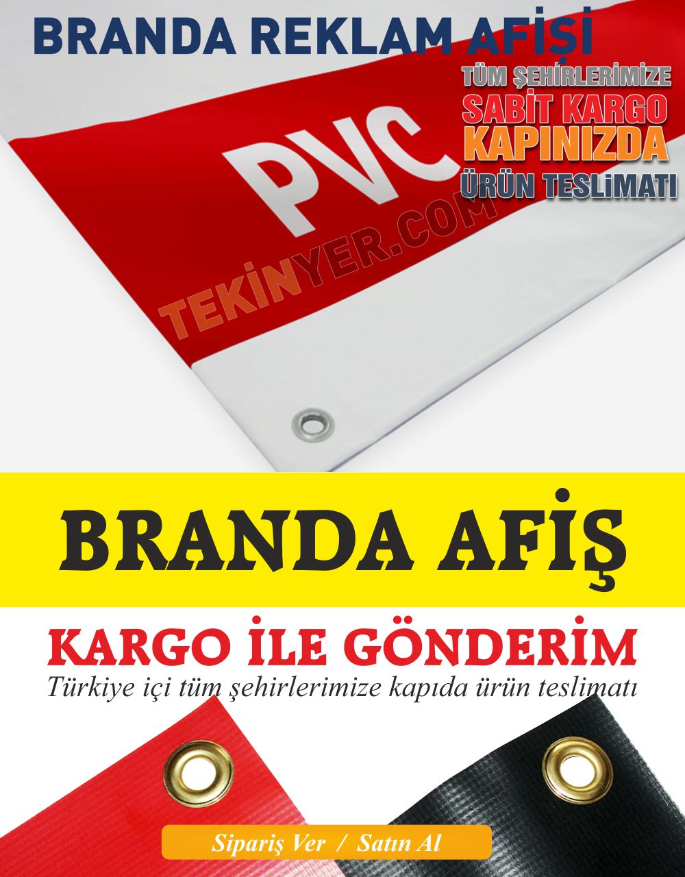 Emlakçı Afiş Branda